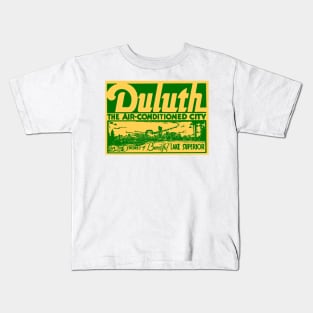 Vintage Duluth Decal Kids T-Shirt